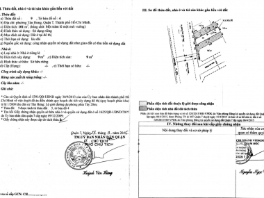 Bán đất mặt tiền 793 Trần Xuân Soạn Quận 7