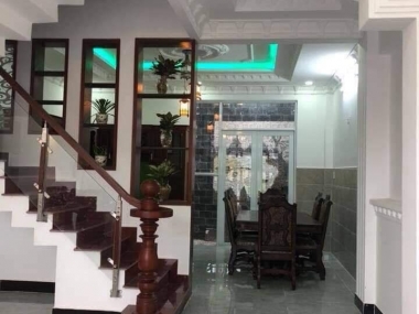 Bán nhà mặt tiền đường Dương Cát Lợi Nhà Bè, trệt – 2 lầu