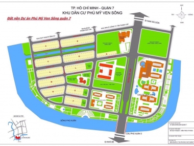 Bán đất mặt tiền đường Phạm Hữu Lầu phường Phú Mỹ Quận 7