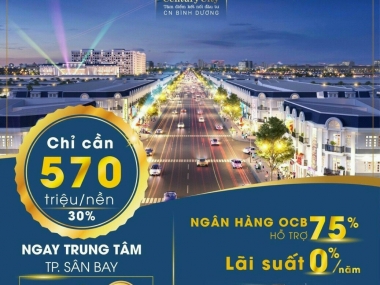 Đất nền sổ đỏ sân bay Long Thành, Đồng Nai CK từ 10 - 20% tổng giá trị giá F0 chỉ từ 570 triệu