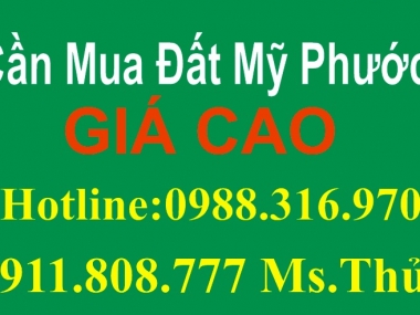 Mua giá  cao đất Mỹ Phước 2 Bình Dương