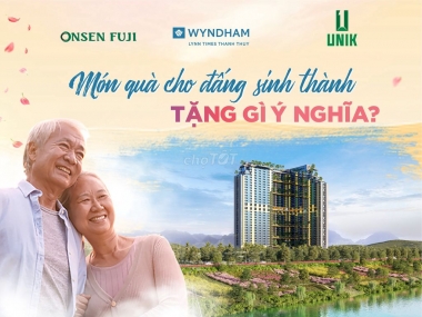 Căn Hộ khoáng nóng 5*  View toàn cảnh sông Đà duy nhất tại WYNDHAM Thanh Thuỷ