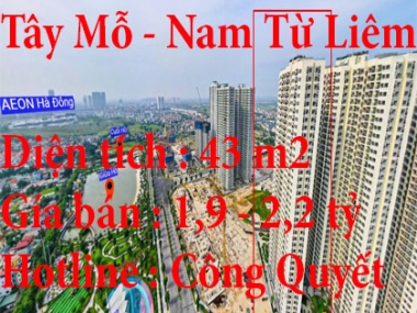 Bán căn hộ tại  Khu đô thị Vinhomes Smart City Tây Mỗ, Nam Từ Liêm Hà Nội