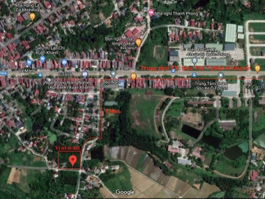 Cần bán lô đất phường nhưng giá thị xã 
Đường 6m 2 o tô tránh nhau
 
Cách đường tỉnh 87 200m 
Cách c