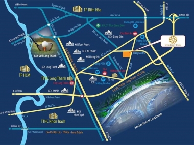 Đất nền, Nhà, Biệt thự Century City gần sân bay Long Thành Đồng Nai, 17 triệu/m2, sổ riêng, thổ cư