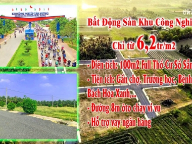 CẦN BÁN GẤP MỘT NỀN ĐẸP NGAY CHỢ CÔNG NHÂN
 KHU CÔNG NGHIỆP TÂN HƯƠNG
LH: KHÁNH DU