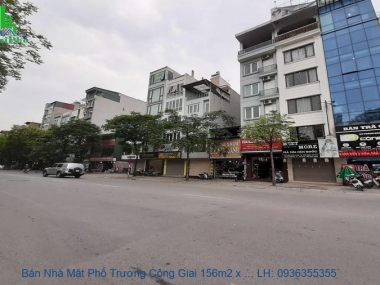 Chính Chủ Bán Tòa Nhà Mặt Phố Trương Công Giai, Dịch Vọng, 199m2, 3 Tầng, Mặt Tiền 10,5m, Giá Đầu Tư