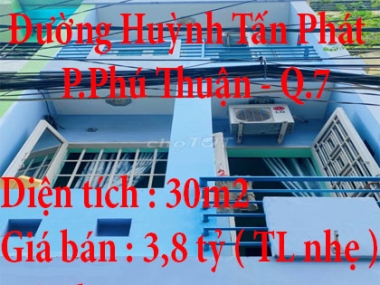 Cần bán gấp nhà đường Huỳnh Tấn Phát, quận 7
